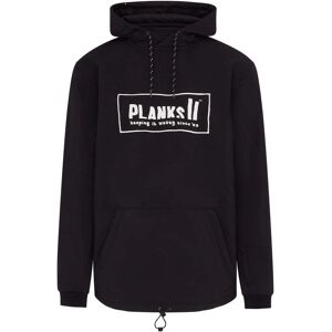 Planks Clothing Mens Parkside Soft Shell Riding Hoodie / Black / L  - Size: Large