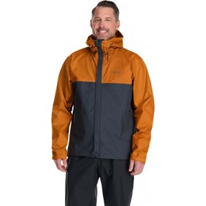 Rab Downpour Eco Jacket / Marmalade/Beluga / S  - Size: Small