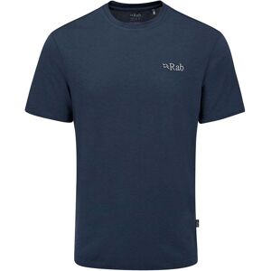 Rab Mens Crimp Logo Tee / Tempest Blue / M  - Size: Medium