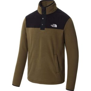 North Face Homesafe Snap Neck Fleece Pullon / Olive/Black / L  - Size: Large