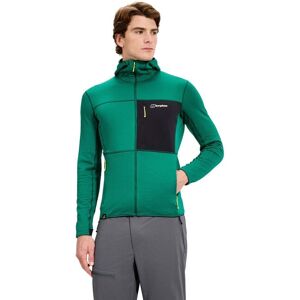 Berghaus Mens Ridge Hiker Hoody / Medow Green/Jet Black / S - Size: Small Berghaus Mens Ridge Hiker Hoody / Medow Green/Jet Black / S - Size: Small