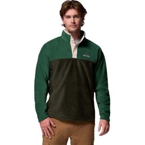 Columbia Mens Steens Mountain Half Snap II / Greenscape/Rain Forest / - Size: Large Columbia Mens Steens Mountain Half Snap II / Greenscape/Rain Forest / - Size: Large