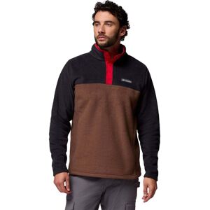 Columbia Mens Steens Mountain Half Snap II / Tobacco/Black/Mountain Re - Size: Large Columbia Mens Steens Mountain Half Snap II / Tobacco/Black/Mountain Re - Size: Large