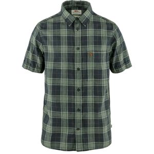 Fjallraven Ovik Travel SS Shirt / Navy/Green / M - Size: Medium Fjallraven Ovik Travel SS Shirt / Navy/Green / M - Size: Medium