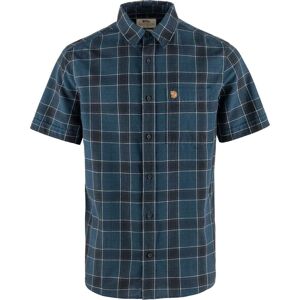 Fjallraven Ovik Travel SS Shirt / Indigo Blue/Dark Navy / M - Size: Medium Fjallraven Ovik Travel SS Shirt / Indigo Blue/Dark Navy / M - Size: Medium