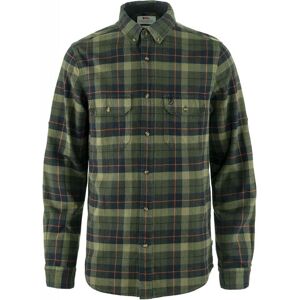 Fjallraven Singi Heavy Flannel Shirt / Black/Deep Forest / M - Size: Medium Fjallraven Singi Heavy Flannel Shirt / Black/Deep Forest / M - Size: Medium