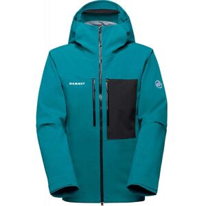 Mammut Mens Stoney HS Hooded Jacket / 40322 Deep Teal/Black / L - Size: Large Mammut Mens Stoney HS Hooded Jacket / 40322 Deep Teal/Black / L - Size: Large