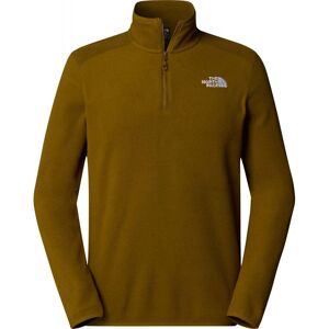 North Face Mens 100 Glacier 1/4 Zip / Moss Green / S - Size: Small North Face Mens 100 Glacier 1/4 Zip / Moss Green / S - Size: Small
