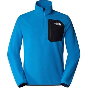 North Face Mens Experit 1/4 Zip Grid Fleece / Skyline Blue/ Black / - Size: Small North Face Mens Experit 1/4 Zip Grid Fleece / Skyline Blue/ Black / - Size: Small