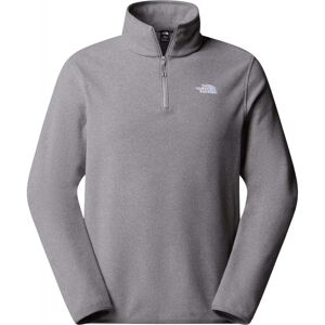 North Face Mens Glacier Fleece 1/4 Zip Jacket / Mid Grey Heather / - Size: Small North Face Mens Glacier Fleece 1/4 Zip Jacket / Mid Grey Heather / - Size: Small