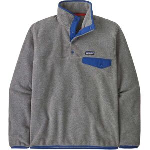 Patagonia LW Synch Snap-T Pull On / Nickel /Clement Blue / M - Size: Medium Patagonia LW Synch Snap-T Pull On / Nickel /Clement Blue / M - Size: Medium