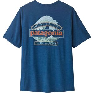 Patagonia Mens Cap Cool Daily Shirt - Great Waves / Clement Blue - Lig - Size: Medium Patagonia Mens Cap Cool Daily Shirt - Great Waves / Clement Blue - Lig - Size: Medium