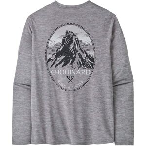 Patagonia Mens L/S Cap Cool Daily Graphic Shirt - Lands / Chouinard Cr - Size: Large Patagonia Mens L/S Cap Cool Daily Graphic Shirt - Lands / Chouinard Cr - Size: Large
