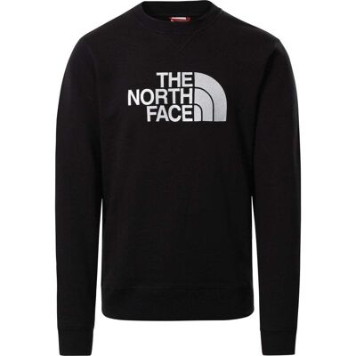North Face Drew Peak Crew / Black/White / S - Size: Small North Face Drew Peak Crew / Black/White / S - Size: Small