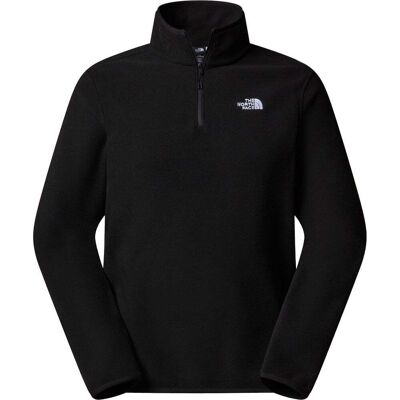 North Face Mens Glacier Fleece 1/4 Zip Jacket / Black / L - Size: Large North Face Mens Glacier Fleece 1/4 Zip Jacket / Black / L - Size: Large