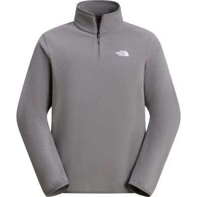 North Face Mens Glacier Fleece 1/4 Zip Jacket / Smoked Pearl / L - Size: Large North Face Mens Glacier Fleece 1/4 Zip Jacket / Smoked Pearl / L - Size: Large