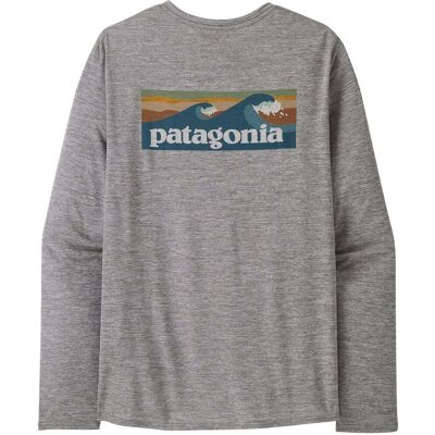 Patagonia L/S C.C. Daily Graphic Shirt-Waters / Boardshort Logo Abalon - Size: Medium Patagonia L/S C.C. Daily Graphic Shirt-Waters / Boardshort Logo Abalon - Size: Medium