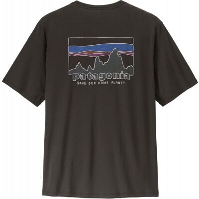 Patagonia Mens Cap Cool Daily Shirt - '73 Skyline / Black / M - Size: Medium Patagonia Mens Cap Cool Daily Shirt - '73 Skyline / Black / M - Size: Medium