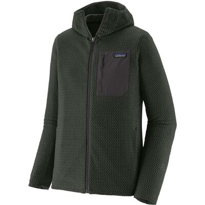 Patagonia Mens R1 Air Full-Zip Hoody / Old Growth Green / S - Size: Small Patagonia Mens R1 Air Full-Zip Hoody / Old Growth Green / S - Size: Small