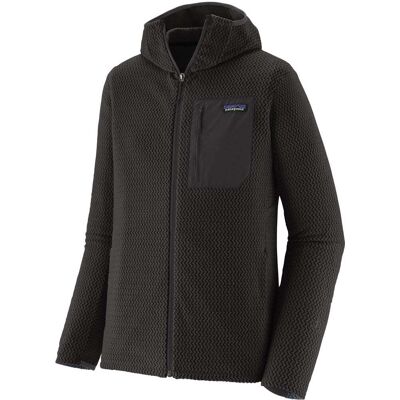 Patagonia Mens R1 Air Full-Zip Hoody / Black / S - Size: Small Patagonia Mens R1 Air Full-Zip Hoody / Black / S - Size: Small