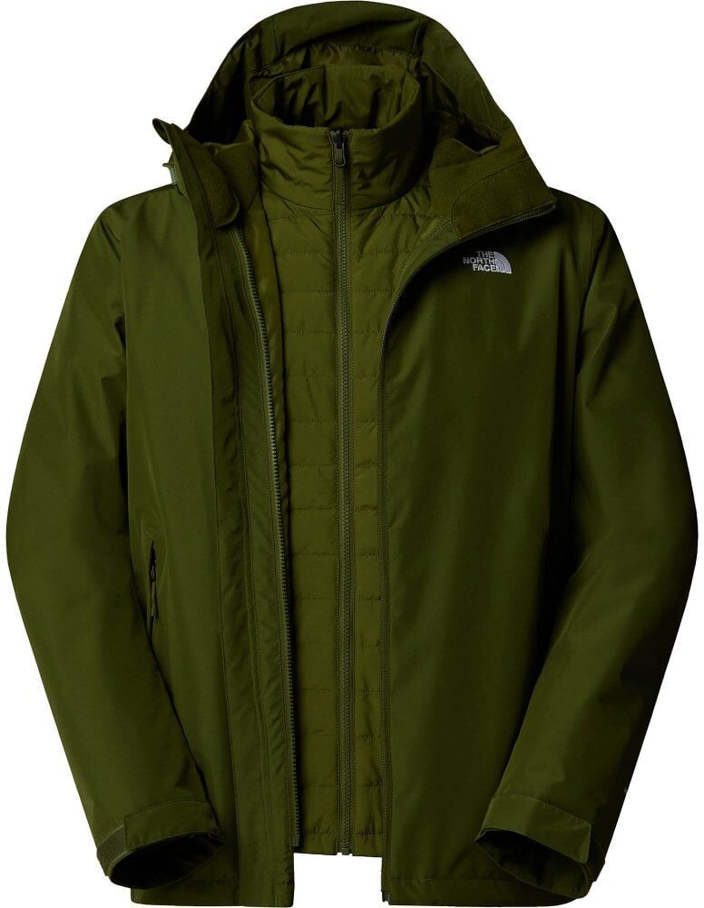 North Face Mens Carto Mono Triclimate Hooded Jacket / Woodland Green / - Size: Medium