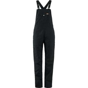 Fjallraven Womens Vardag Dungaree Trousers  / Black / Small  - Size: Small