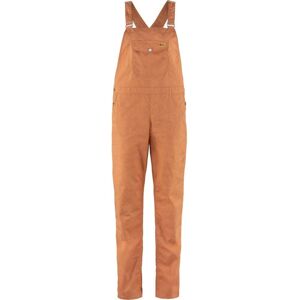 Fjallraven Womens Vardag Dungaree Trousers  / Desert Brown / Medium  - Size: Medium