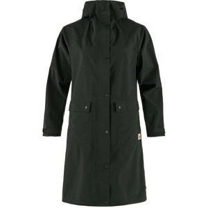 Fjallraven Womens Vardag Rain Parka / Black / XS  - Size: Small