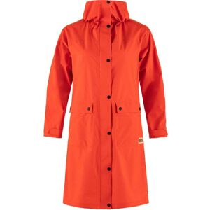 Fjallraven Womens Vardag Rain Parka / Flame Orange / L  - Size: Large