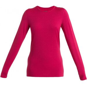 Icebreaker 200 Oasis Ls Crewe Wmn / Electron Pink / M  - Size: Medium