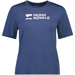 Mons Royale W Icon Relaxed Tee / Denim / S  - Size: Small