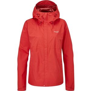 Rab Womens Downpour Eco Jacket / Red / 8  - Size: 8