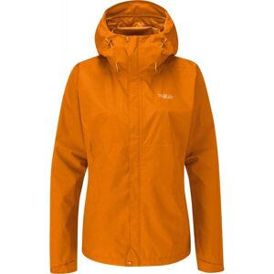 Rab Womens Downpour Eco Jacket / Marmalade / 8  - Size: 8