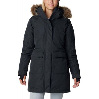 Columbia Womens Little Si II Insulated Parka / Black / S - Size: Small Columbia Womens Little Si II Insulated Parka / Black / S - Size: Small