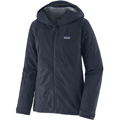 Patagonia Womens Boulder Fork Rain Jacket / Smolder Blue / L - Size: Large Patagonia Womens Boulder Fork Rain Jacket / Smolder Blue / L - Size: Large