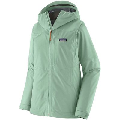 Patagonia Womens Boulder Fork Rain Jacket / Thin Ice / S - Size: Small Patagonia Womens Boulder Fork Rain Jacket / Thin Ice / S - Size: Small