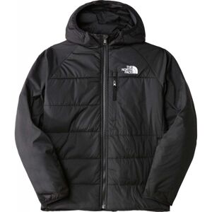 North Face Boys Reversible Perrito Jacket S/L / Black/Ora / L  - Size: Large