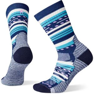 Smartwool Womens Hike Light Cushion Margarita Crew Socks / Twilight Bl  - Size: Large