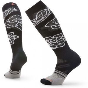 Smartwool Womens Ski Full Cushion Pattern Over The Calf Socks / Black  - Size: Medium