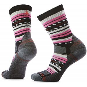 Smartwool Womens Hike Light Cushion Margarita Crew Socks / Black / M - Size: Medium Smartwool Womens Hike Light Cushion Margarita Crew Socks / Black / M - Size: Medium