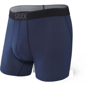 Saxx Quest Quick Dry Mesh Boxer Brief Fly / Midnight Blue II / M  - Size: Medium