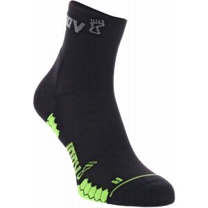 Inov-8 Trailfly Mid Sock 2PK / Blk/Green / S  - Size: Small