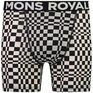 Mons Royale Mens Hold em Boxer / Checkers / M  - Size: Medium