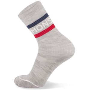 Mons Royale Signature Crew Sock / College Grey / S  - Size: Small