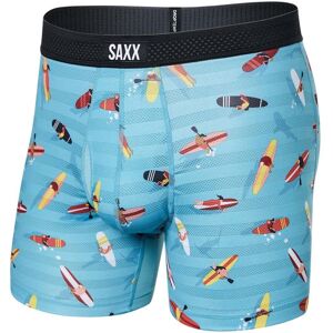 Saxx Hot Shot Boxer Brief / Paddlers Blue / L  - Size: Large