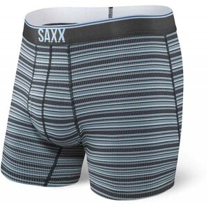 Saxx Quest Boxer Brief Fly / Black Stripe / M  - Size: Medium