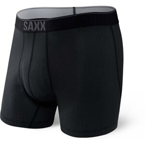 Saxx Quest Boxer Brief Fly / Black/Black / S  - Size: Small