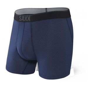Saxx Quest Quick Dry Mesh Boxer Brief Fly / Midnight Blue II / L  - Size: Large