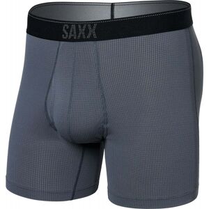 Saxx Quest Quick Dry Mesh Boxer Brief Fly / Turbulence / M  - Size: Medium