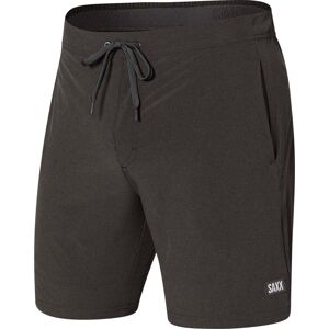 Saxx Sport 2 Life 2N1 Short 7" / Faded Black Heather / M  - Size: Medium